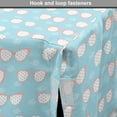 thumbnail image 4 of Pastel Dog Crate Cover, Eyeglasses on a Background of Mini-Clouds, Easy to Use Pet Kennel Cover Small Dogs Puppies Kittens, 7 Sizes, Blue Blush, by Ambesonne, 4 of 6