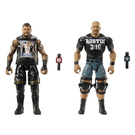 WWE Main Event Championship Showdown “Stone Cold” Steve Austin vs Kevin Owens Figures Set, Series #20
