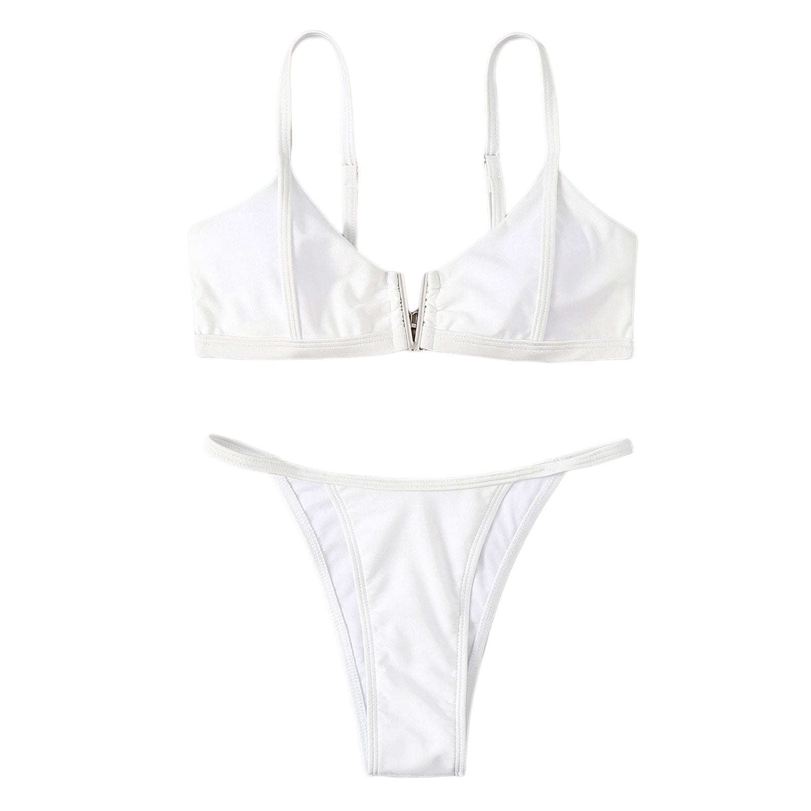 CAITZR Womens Swimsuits Vintage Swimwear Two Piece High Waisted Bathing