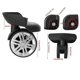 thumbnail image 3 of 2pcs Travel Luggage Parts Suitcase Wheel Replacement Swivel Caster Practical Accessory Black Cy, 3 of 5