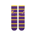 thumbnail image 2 of Unisex  Stance Los Angeles Lakers Prep Stripe Crew Sock, 2 of 3