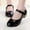 Black, variant on SDJMa Infant Kids Baby Girls Crystal Bling Bowknot Single Princess Shoes Sandals