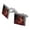 Silver, variant on Fantasy Dragon Chained Unleashed Square Cufflink Set - Silver or Gold