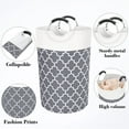 thumbnail image 4 of Chmadoxn Laundry Basket, Laundry Hamper, Collapsible Laundry Baskets, Dirty Clothes Hamper, Waterproof Laundry Basket with Foam Protected Aluminum Handles for College Dorm, Family, 4 of 6