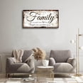 thumbnail image 6 of HFDF Family Quote Wall Art Livg Room-Family Wall Decor-spirational Motto Canvas Wall Art-Rustic Farmhouse Canvas Prts Patg Artwork for Bedroom,Home Decor,Ready to Hang 24x20inch Framed, 6 of 6