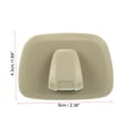 thumbnail image 4 of 1 Pair Beige Interior Roof Hook Hanger ABS Cover Trim for Volvo S90 V90 2017-2021 XC40 XC60 2018-2021 XC90 2016-2021, 4 of 6