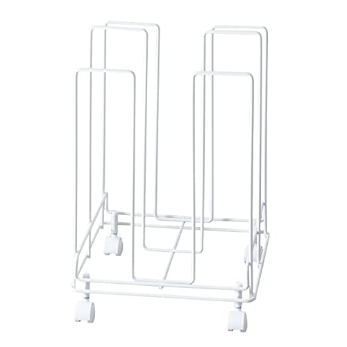 Storage Cardboard Rack, Cardboard Stocker, Wide, With Casters, Width 31