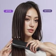 thumbnail image 4 of Guardurnaity Peine alisador de cabello inalámbrico USB con pantalla LCD que permite un control preciso para todo tipo de cabello en cualquier Cuidado del cabello negro, 4 of 6
