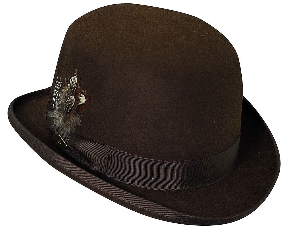Wool Derby Classic Hat BROWN 