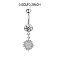 thumbnail image 3 of FORYULIK Belly Button Rings Dangle For Women Steel Navel Rings Body Piercing Jewelry, 3 of 4