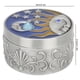 thumbnail image 4 of Caja De Almacenamiento De Joyería De aleación De Flor En Relieve Vintage, Decoración De Baratijas, Estrella De Luna Plateada, 4 of 7