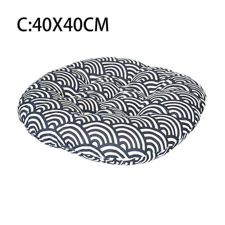 

Egmy Chair Cushion Round Cotton Upholstery Soft Padded Cushion Pad Office Home Or Car