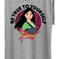 thumbnail image 3 of Disney Princess - Be True To Yourself Mulan And Mushu - Women's Short Sleeve Graphic T-Shirt, 3 of 5