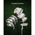 thumbnail image 5 of Naipo Golf Clubs Set Complete Golf 12 pcs Club Set Steel Shafts Putter Deluxe Stand Bag and 3 Bonus Head Covers Pink, 5 of 9