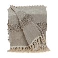 thumbnail image 1 of Parkland Collection Neil Eclectic Beige 52 "x 67" Manta tejida en telar manual Parkland Collection THRI21262, 1 of 2