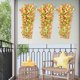 thumbnail image 5 of Simulation Rose Wall Hanging Artificial Flower Decoration Shopping Mall Home Decoration Artificial Flower 80cm, 5 of 9