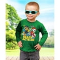 thumbnail image 3 of Paw Patrol Ready for Action Chase Marshall Toddler Kids Long Sleeve T-Shirt 3T Green, 3 of 5