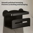 thumbnail image 4 of TIMIFIS Toothbrush Holders Toilet Wall Mounted Toilet Paper Box with Strong Load Bearing Capacity No Need for Nailing Easy Storage of Tissues Multifunctional Shelf Storage Rack, 4 of 6