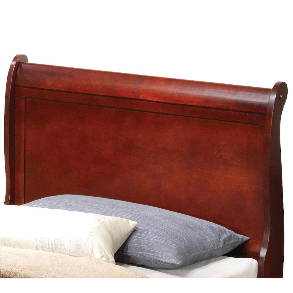 Glory Furniture Louis Phillipe Twin Bed in Cherry Color
