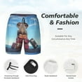 thumbnail image 5 of Haiem Elephant Sits Men'S Quick-Dry Swim Trunks: Comfortable Beach Shorts With Mesh Lining And Pockets - Ideal For Swimming And Sunbathing Large, 5 of 9