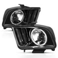 thumbnail image 2 of ANZO USA 121033 Crystal Headlight Set w/Halo Fits select: 2005-2006,2007-2009 FORD MUSTANG, 2 of 6