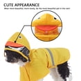 thumbnail image 3 of Imperméable pour Chien, Polyester Transparent Hotte en PVC Sangles Réglables Veste de Pluie pour Chien Pliable Portable Mignon Élégant Poncho de Chien Imperméable pour les Activités de Plein Air pour Animaux de Compagnie, 3 of 8