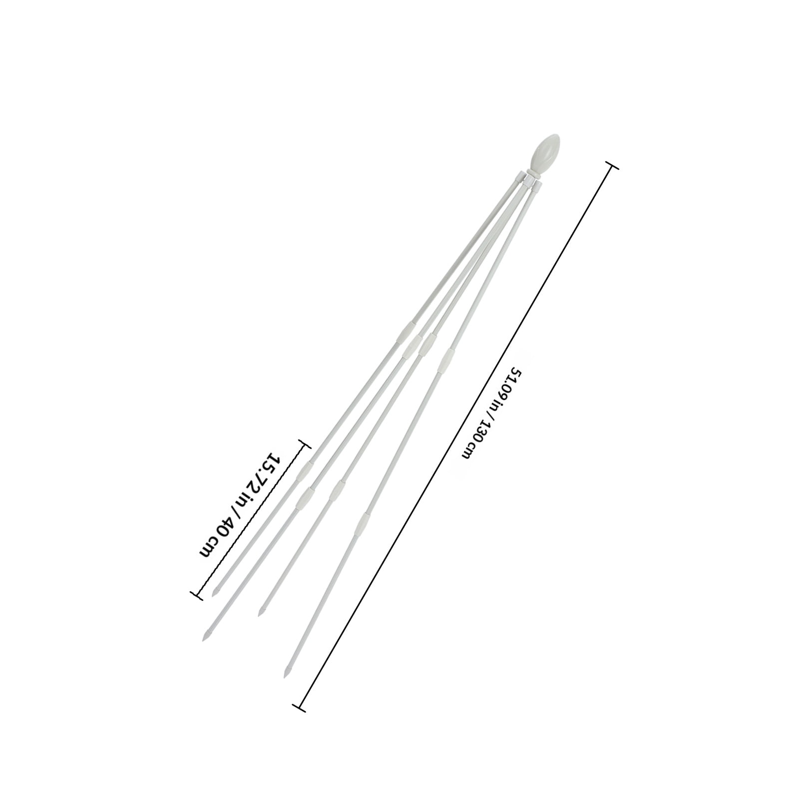 Mobestech Outdoor Plant Trellis White Garden Climbing Support for Vines and Flower Decoration