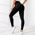 thumbnail image 6 of Holzkary 3D Compression Leggings Women High Waisted Tummy Control Pants Gym Trousers Women Anti Cellulite Leggings Lounge Pants Seamless Scrunch Butt Yoga Pants No Front Seam Workout Pants Black L, 6 of 7