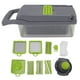 thumbnail image 2 of Picador de alimentos Anggrek picador de verduras artefacto de cocina cuchillas multiusos acero inoxidable gris para tomates Otros, 2 of 8