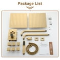 thumbnail image 6 of CASAINC Wall Mounted 1-Spray Thermostatic Dual Shower Heads 4-function Shower Faucet 1.8 with Body Spray Bathroom Shower System in Brushed Gold, 6 of 11