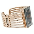 thumbnail image 4 of Blekon Collections Ladies Fashion Watch - Rectangular Analog Quartz Sturdy Stylish Wrist Watch Semi Cuff Bangle Watch, 4 of 5