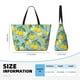 thumbnail image 4 of Fotbe Lemon Bolsa de Viaje para Playa - Resistente al Agua, Bolsa Tote de Gran Capacidad y Ligera con 7 Bolsillos para Mujeres y Hombres, 4 of 7