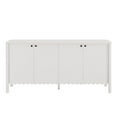 thumbnail image 6 of Sideboard Console Table Entry Display Cabinet, White, Wood, Living Dining Room Kitchen Cafe Bistro Hospitality Restaurant, Modern Contemporary, HB37712, 6 of 10