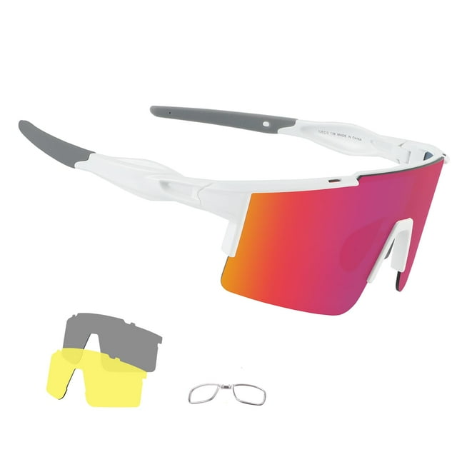 Gafas de Sol Polarizadas OULAIQI para Ciclismo TR90 UV400 para Hombre y Mujer