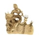thumbnail image 2 of Estatua de dragón de latón, figura de animal, regalo de buena suerte, obra de arte, riqueza, Feng Shui 135 cm x 6 cm x 145 cm, 2 of 9