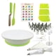 thumbnail image 1 of Worallymy 46 Unids / set Cake Turntable Kit Raspador para hornear Herramientas de decoración Cupcake Fondant Boquilla Suministros Set Worallymy JD735795321, 1 of 7