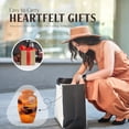 thumbnail image 5 of JAGASY Car Urns for Ashes Set of 5 - Orange Urns for Human Ashes Adult Female & Male - Decorative Combo Urn for Families - Memorial Gift for Loss of Brother - (1 Large 10" & 4 Keepsake 3"), 5 of 7