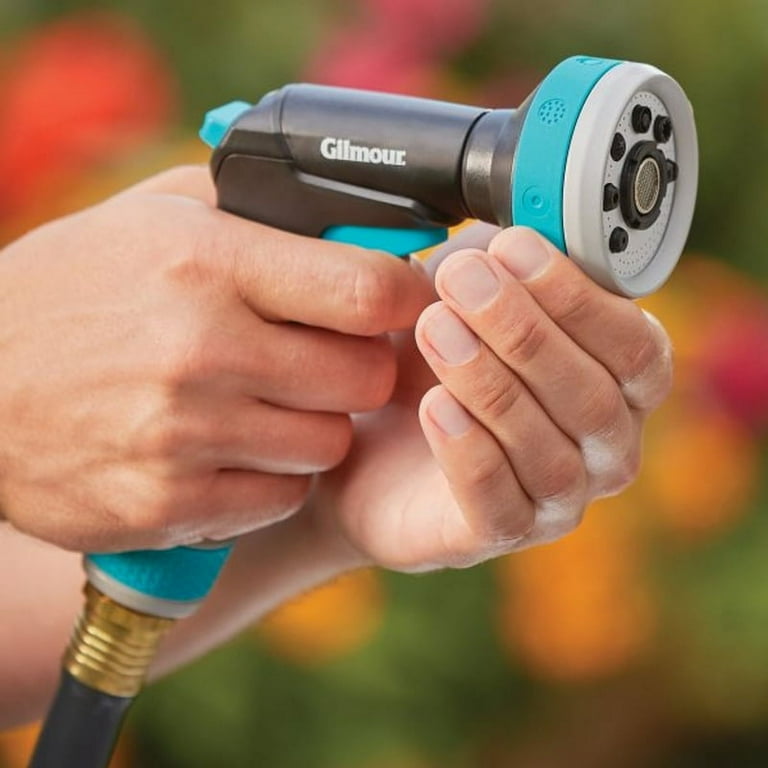 Gilmour Swivel Connect 2 Pattern Adjustable Shower and Stream Metal Watering Nozzle Gilmour Swivel Connect 2 Pattern Adjustable Shower and Stream Metal Watering Nozzle