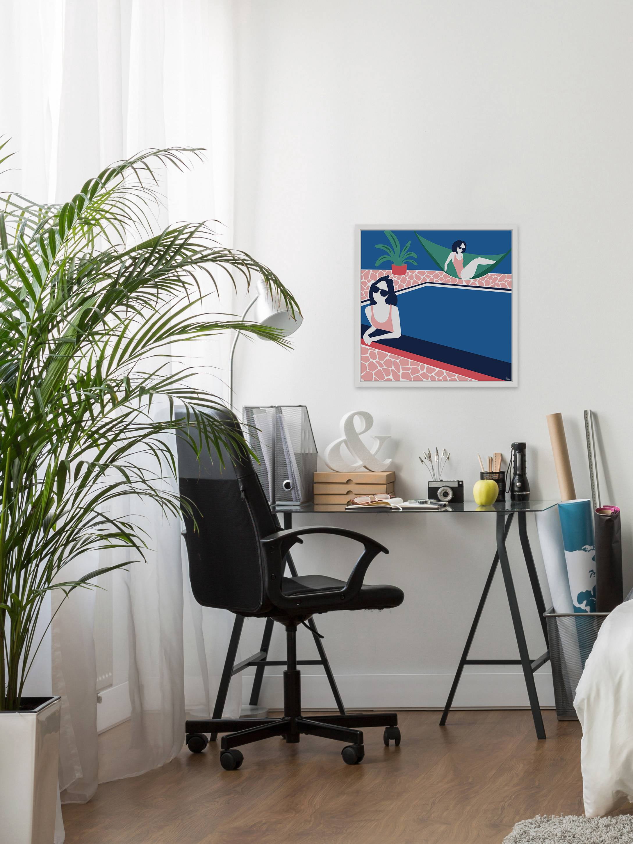 Candid Framed Painting Print