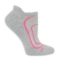 thumbnail image 2 of Fruit of the Loom Coolzone No-Show Tab Socks for Women, Black & Gray, Sizes 4-10 (6-Pack), 2 of 5