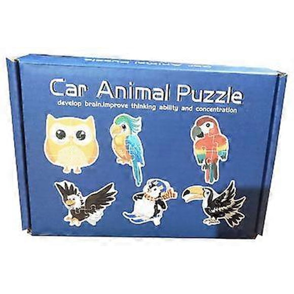 Wooden Cartoon Jigsaw Puzzle Children Birds Large Block Educational Advanced Jigsaw Puzzle
