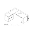 thumbnail image 4 of Bestar Connexion L-Shaped Workstation, Multiple Colors, 4 of 4