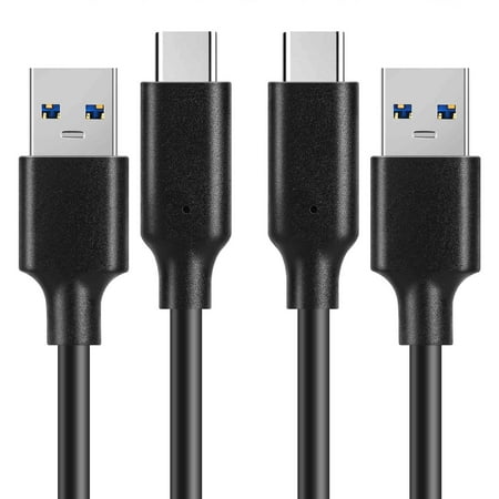 [Latest Edition] UrbanX (2-Pack) USB C Android Auto Cable for ZTE Axon 30 Pro 5G , 3.3FT, 10Gbps, USB C 3.1 Gen 2 USB-A, 3A Type C Charger Fast Charging Sync Data Transfer Cord