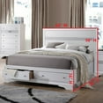 thumbnail image 3 of K&B Furniture Elegant Storage Platform Bed, 3 of 5