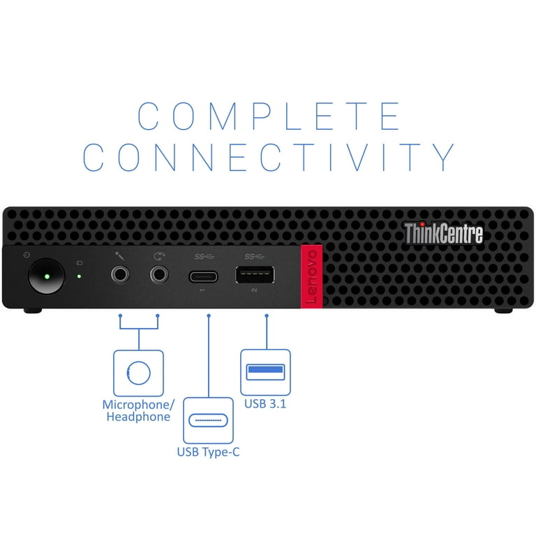 Lenovo ThinkCentre M720q Mini PC, Intel Core i5-8400T Upto 3.3GHz