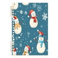 thumbnail image 2 of Notebook 8.3x5.7x0.4 Inch One Sizex1 Journey Note Diary Hardcover Notebook 60 Pages,80g Paper Writing Smooth and Not Easy to Break Little Snowman, 2 of 8