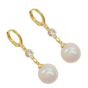 Formal Gowns Athletic Clothes Long Pearl Earrings Stud Dangle Women Miss Anti-pearl