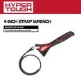 thumbnail image 3 of Hyper Tough Adjustable Strap Oil Filter Wrench, 1 to 4 inch, Heavy Duty, Scratch Free, Multipurpose, 3 of 12