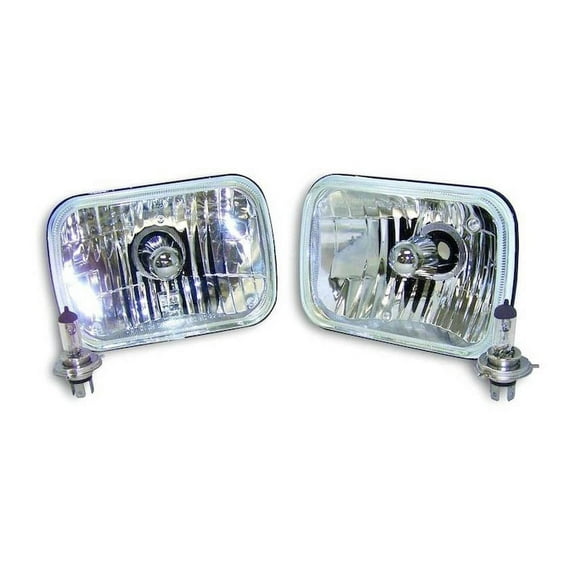 Crown Automotive RT28005 CASRT28005 87-95 YJ/84-01 XJ/86-92 MJ COMANCHE/79-91 SJ, J-SERIES CLEAR HEADLIGHT CONVRSN K