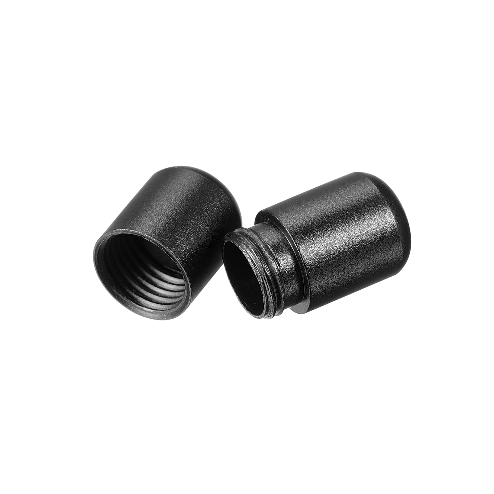 Unique Bargains Shoelace Locks Buckle, Aluminum Elastic No Tie Shoe Lace Turnbuckle Black
